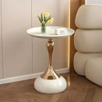 طاولة جانبية فاخرة بتصميم مزهرية