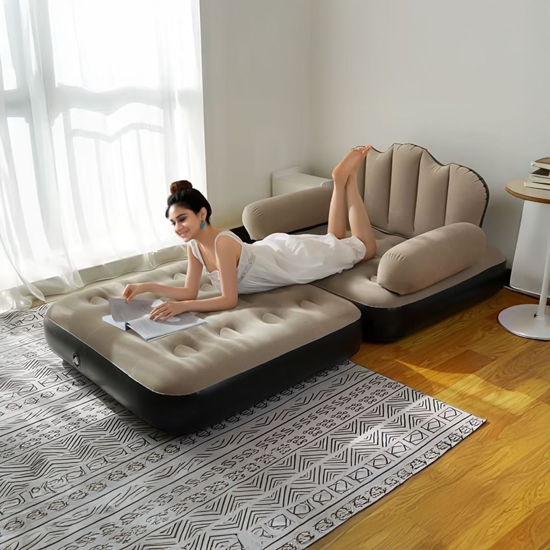 سرير وصوفا فردية قابلة للنفخ - 11