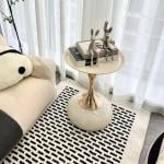 طاولة جانبية فاخرة بتصميم مزهرية - 15