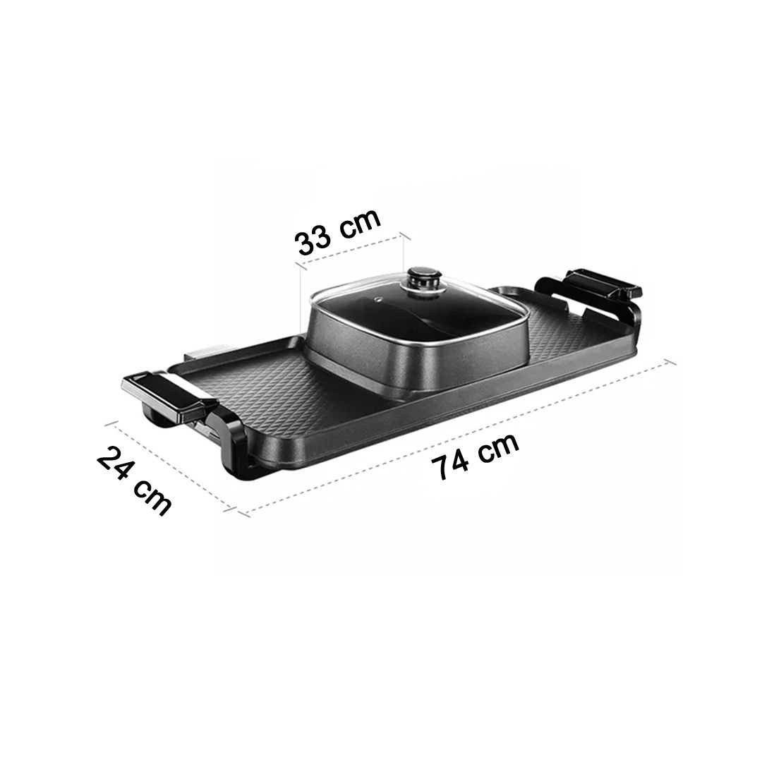 Double Electric Grill with Pot product thumbnail 20