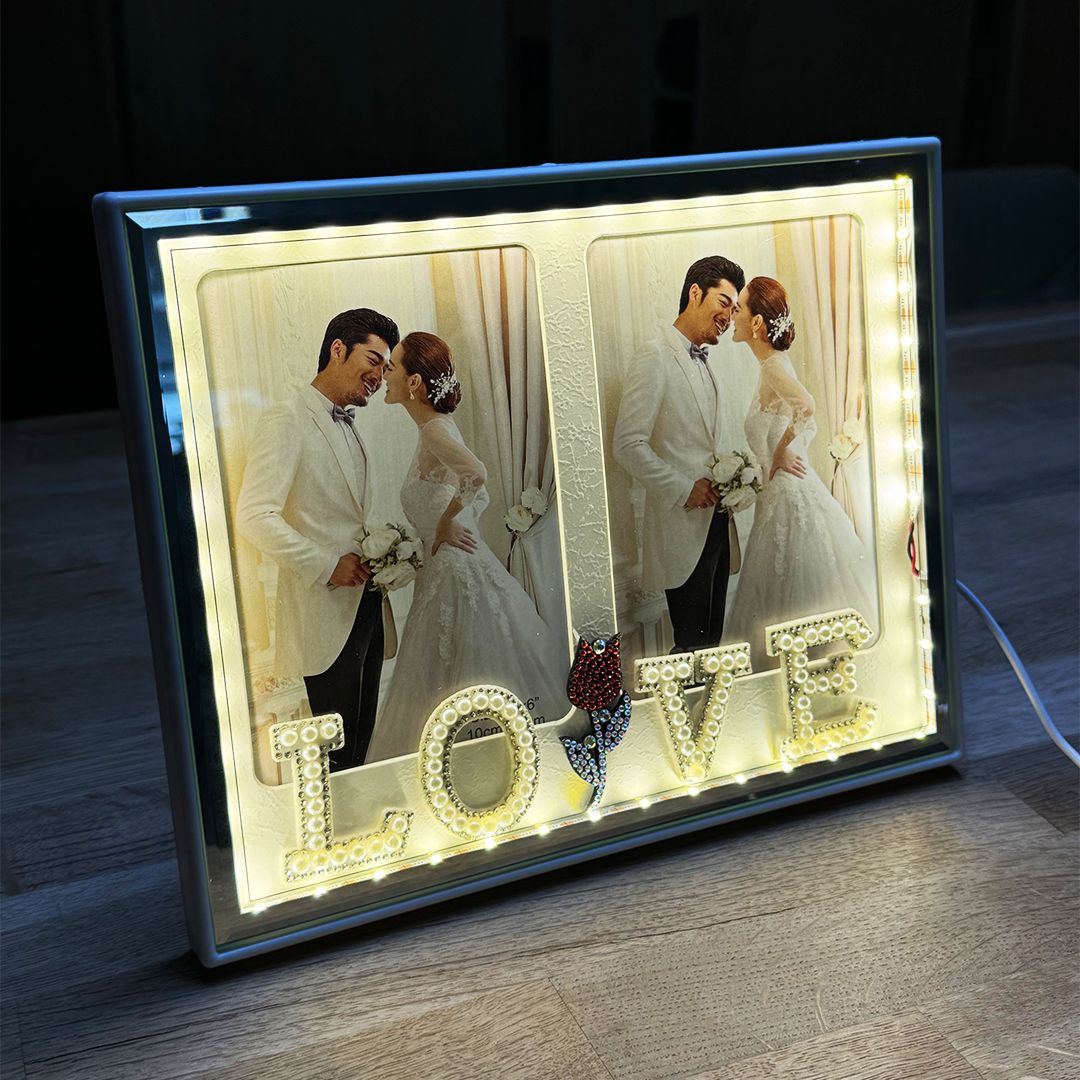 Double Illuminated Photo Frame - 32 cm product thumbnail 7