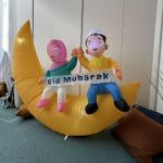 مُجسم الهلال المضيء القابل للنفخ - 4