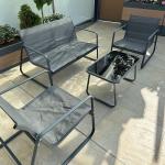 طقم كراسي مع طاولة للحدائق - 4