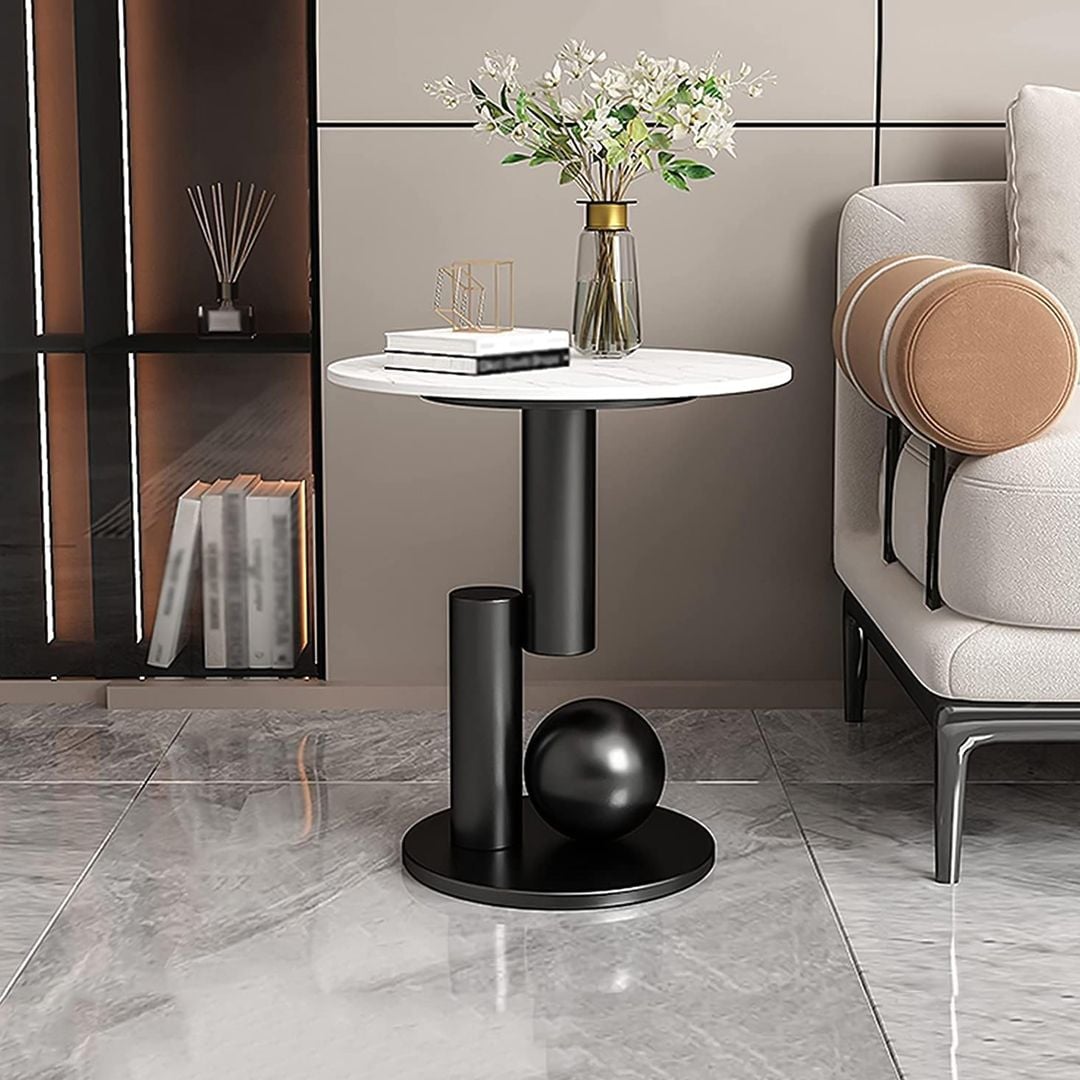 طقم طاولات وسط بيضاوية بتصميم فاخر - 6