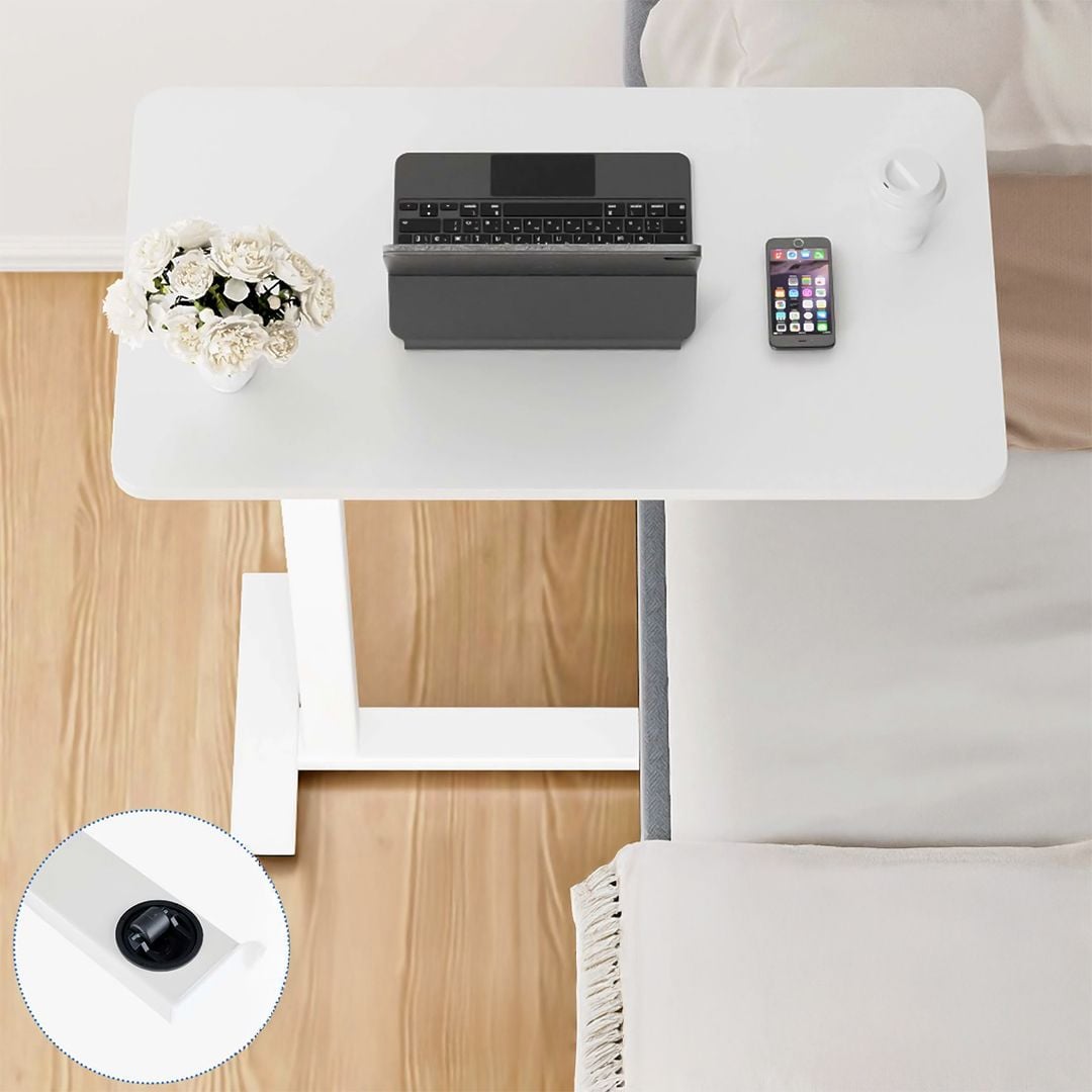 طاولة كمبيوتر جانبية متحركة - 5