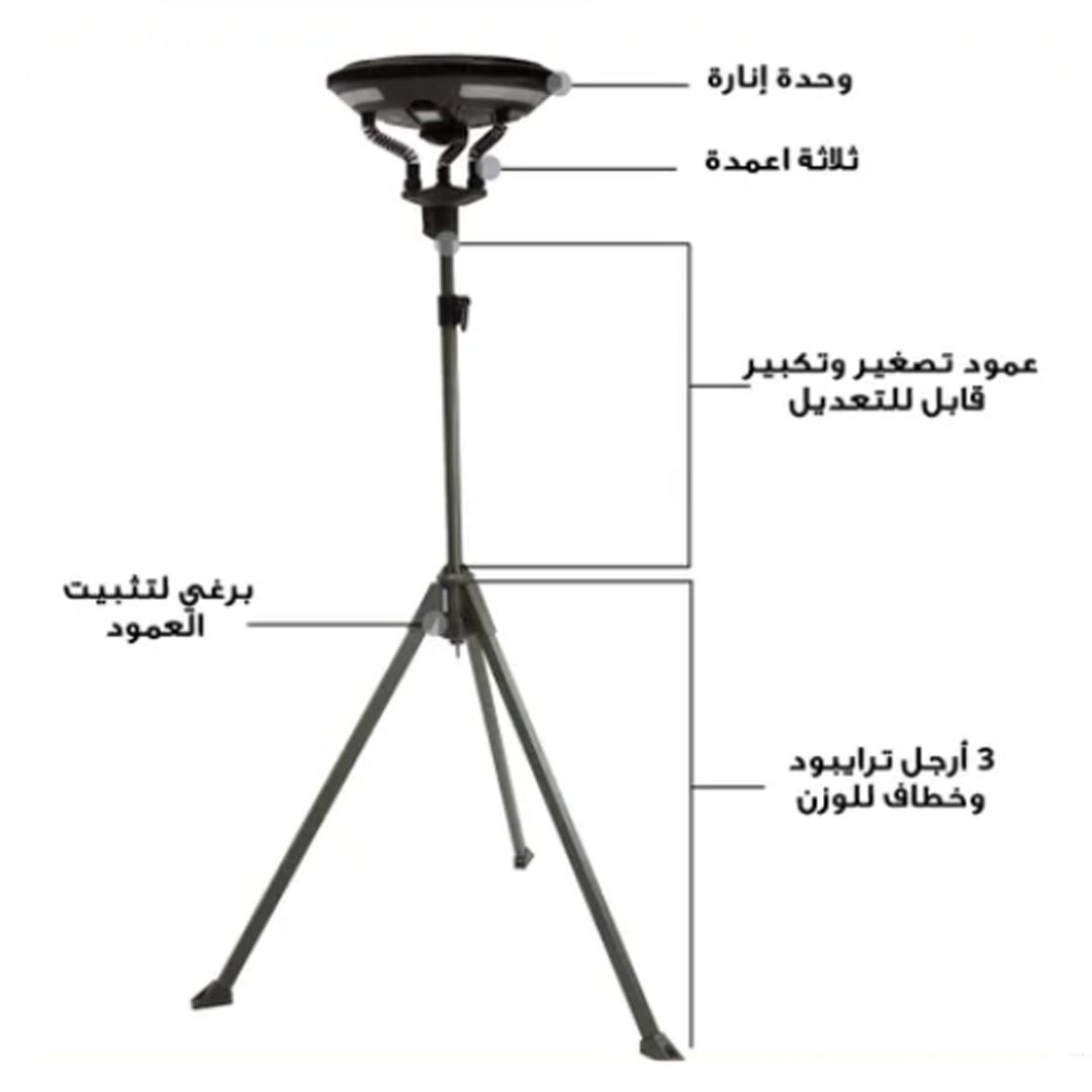 ضوء التخييم الثلاثي مع سبيكر - 13