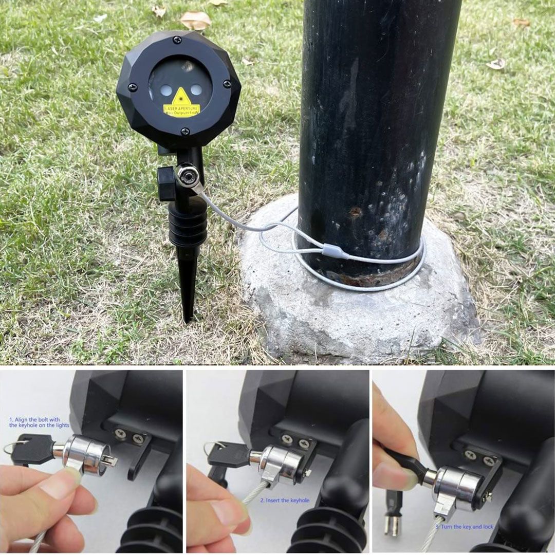 Garden Laser Light with Remote Control - 11