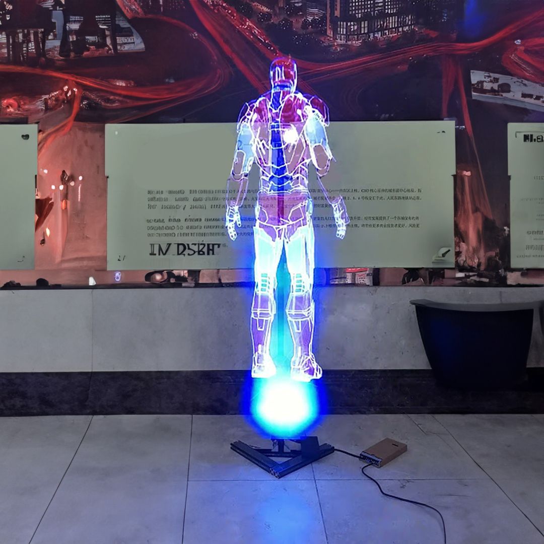 جهاز عرض هولوجرام 80 سم مع ستاند - 16