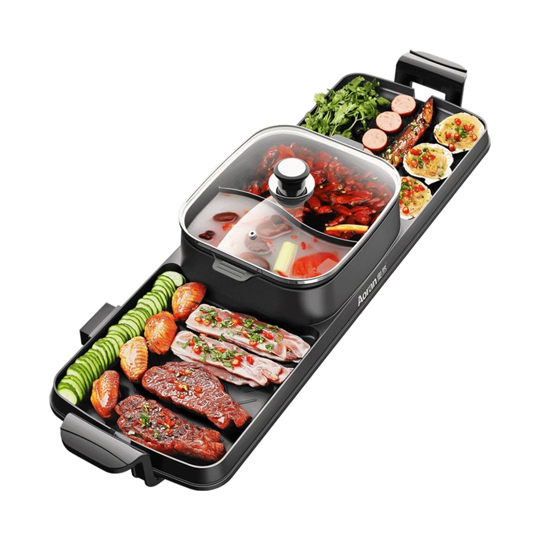 Double Electric Grill with Pot product thumbnail 5