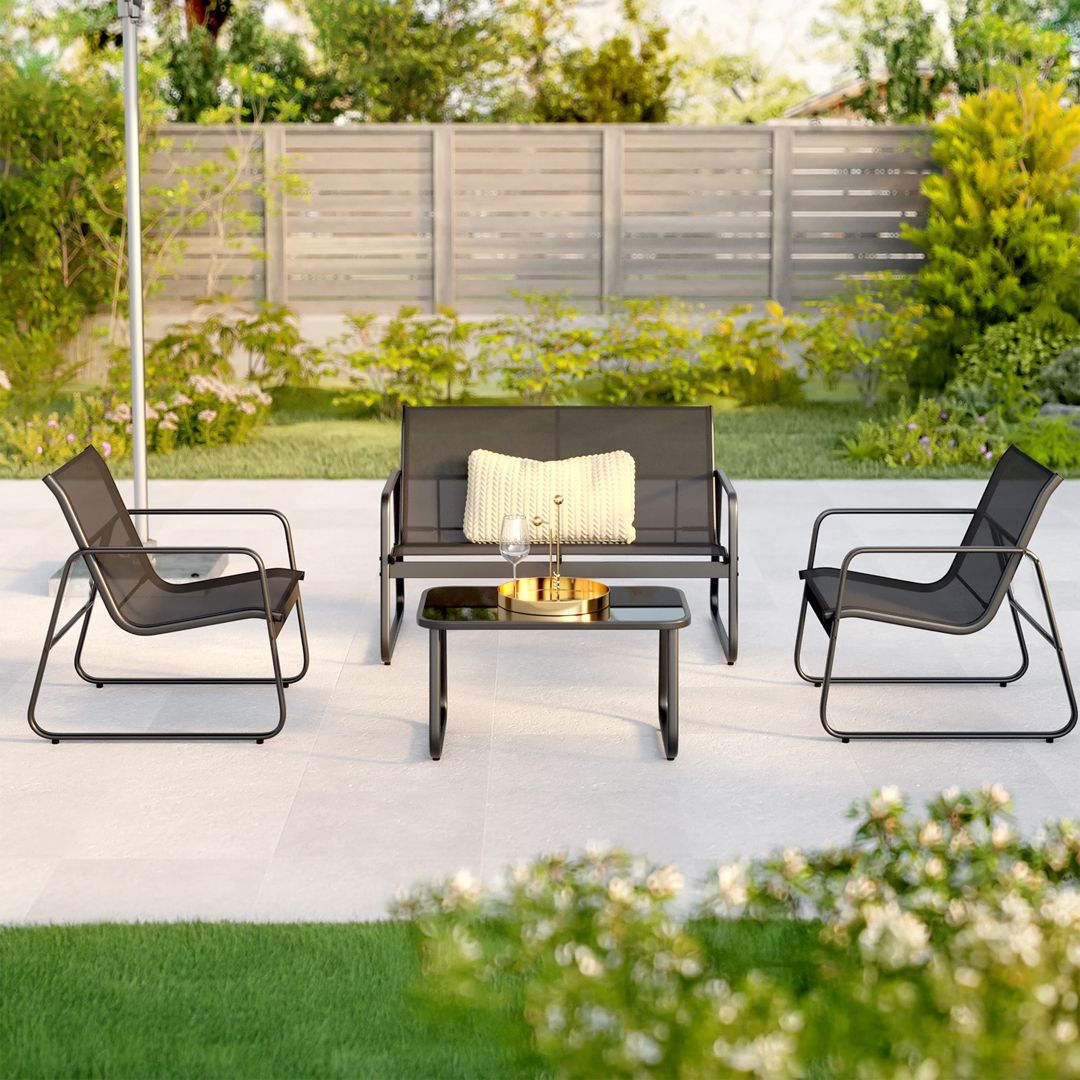 طقم كراسي مع طاولة للحدائق - 2