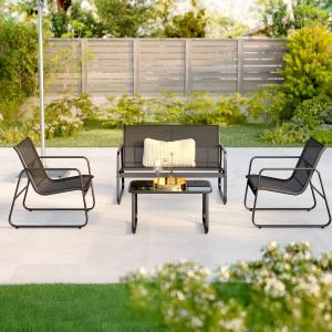 طقم كراسي مع طاولة للحدائق - 3