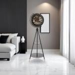 ساعة أرضية بتصميم تروس فني فاخر - 4