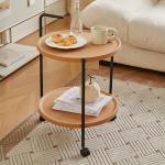 عربة ضيافة دائرية مزدوجة