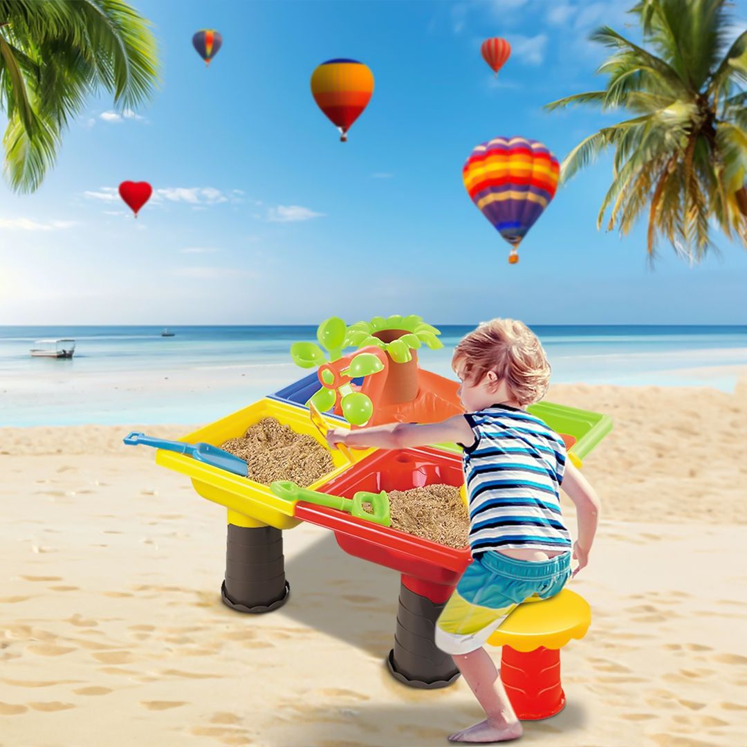 Beach Toys Sand and Water Activity Table Set product thumbnail 3