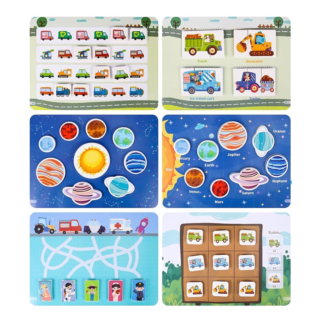 كتاب ملصقات السيارات التعليمي - 8