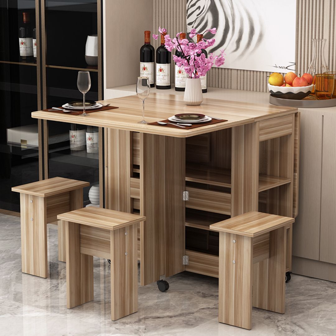 Dining Table on Wheels with Four Chairs product thumbnail 5