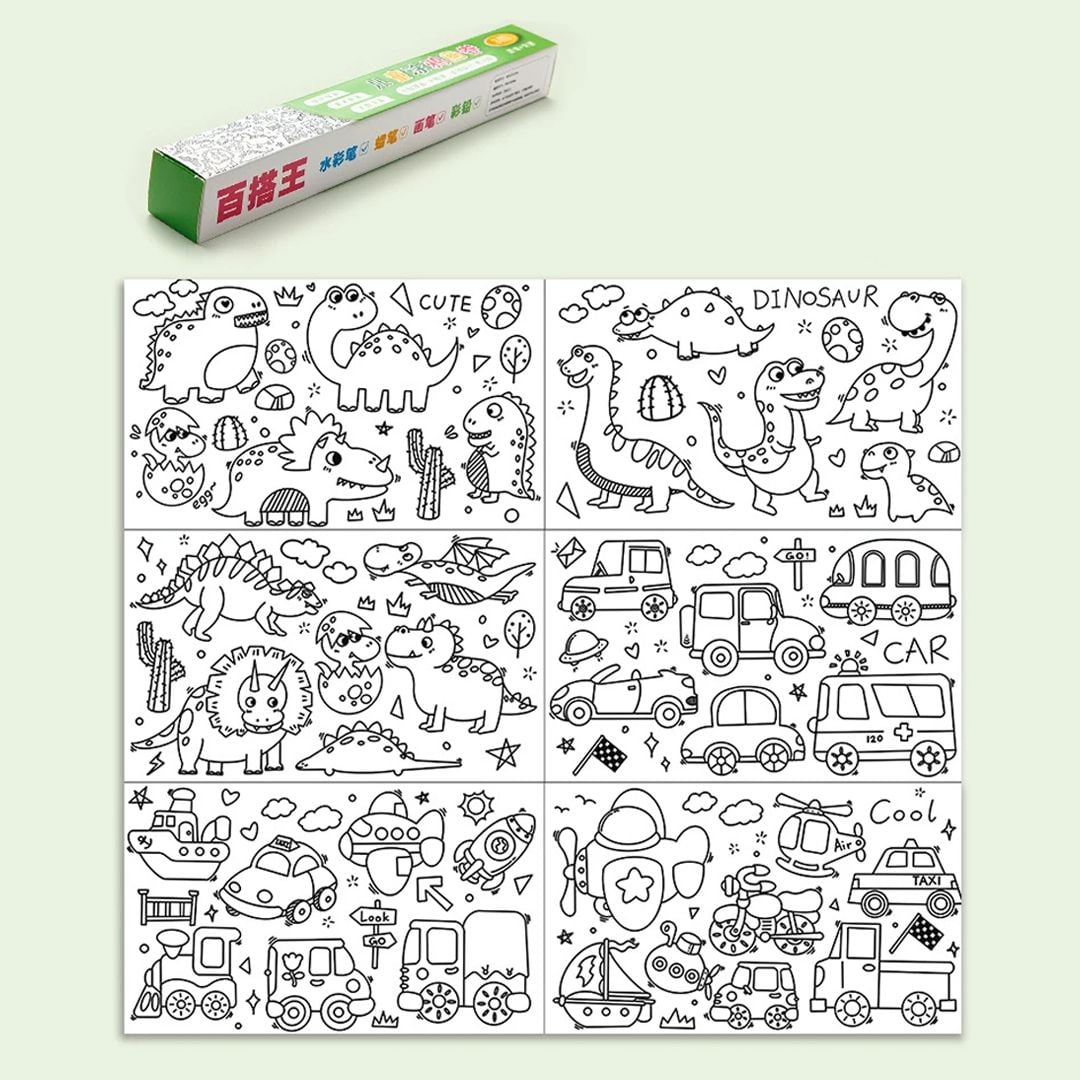 Paper Coloring Roll For Kids product thumbnail 12