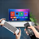 ريموت لاسلكي مع كيبورد للتحكم بشاشة التلفاز - 12