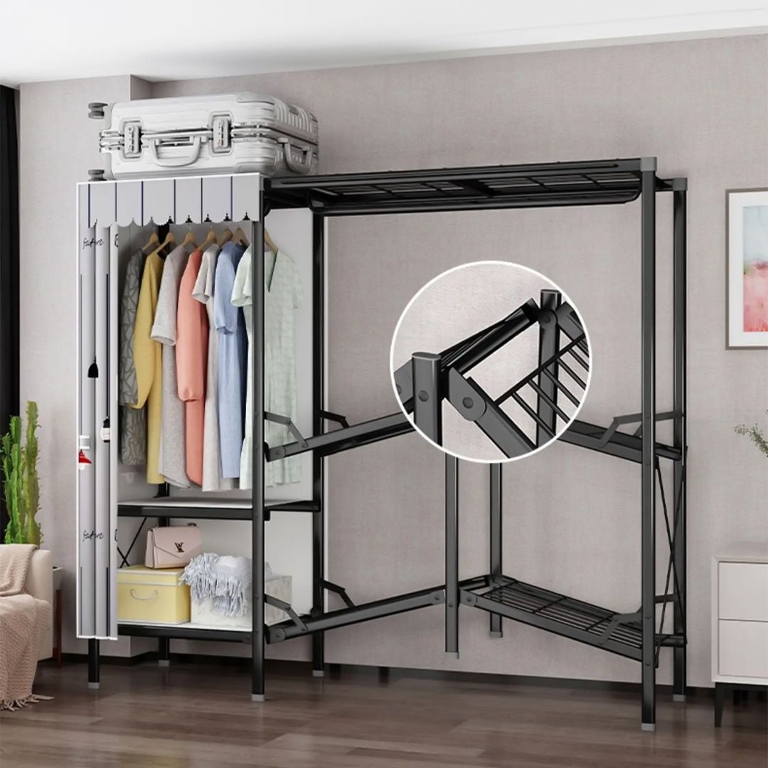 Steel Frame Fabric Wardrobe product thumbnail 2
