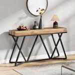كونسول خشبي بإطار معدن - 2