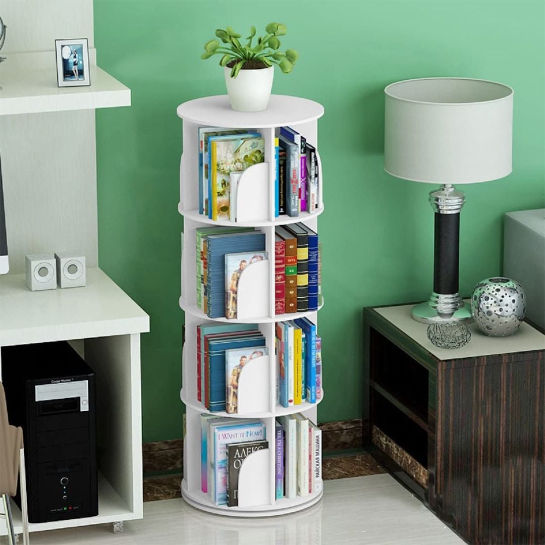 Wooden Library with Swivel Base 4 Layers product thumbnail 2