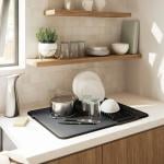 رف وبساط تجفيف الأطباق - 3