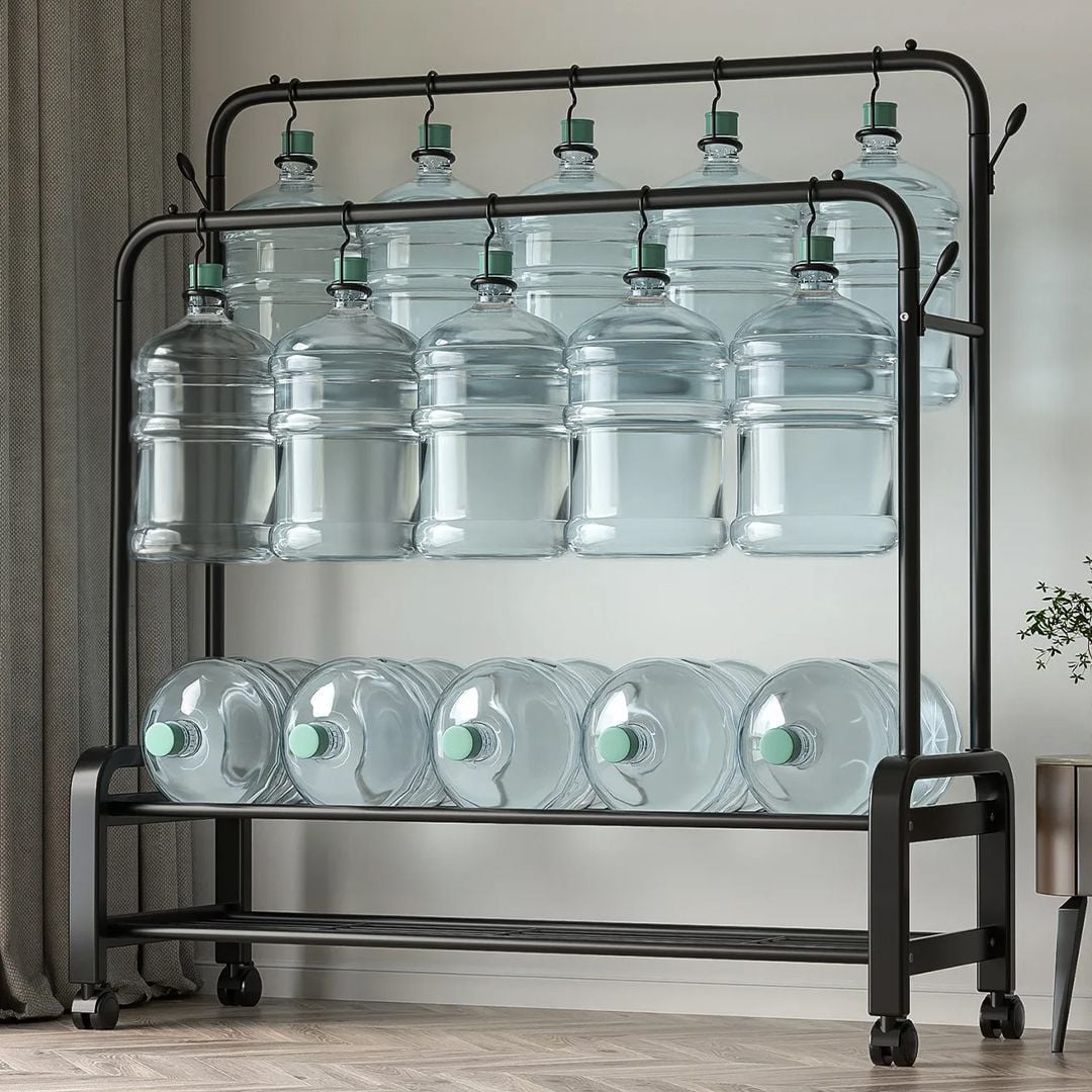 Clothes Hanging Stand with Shelves 140 CM product thumbnail 14