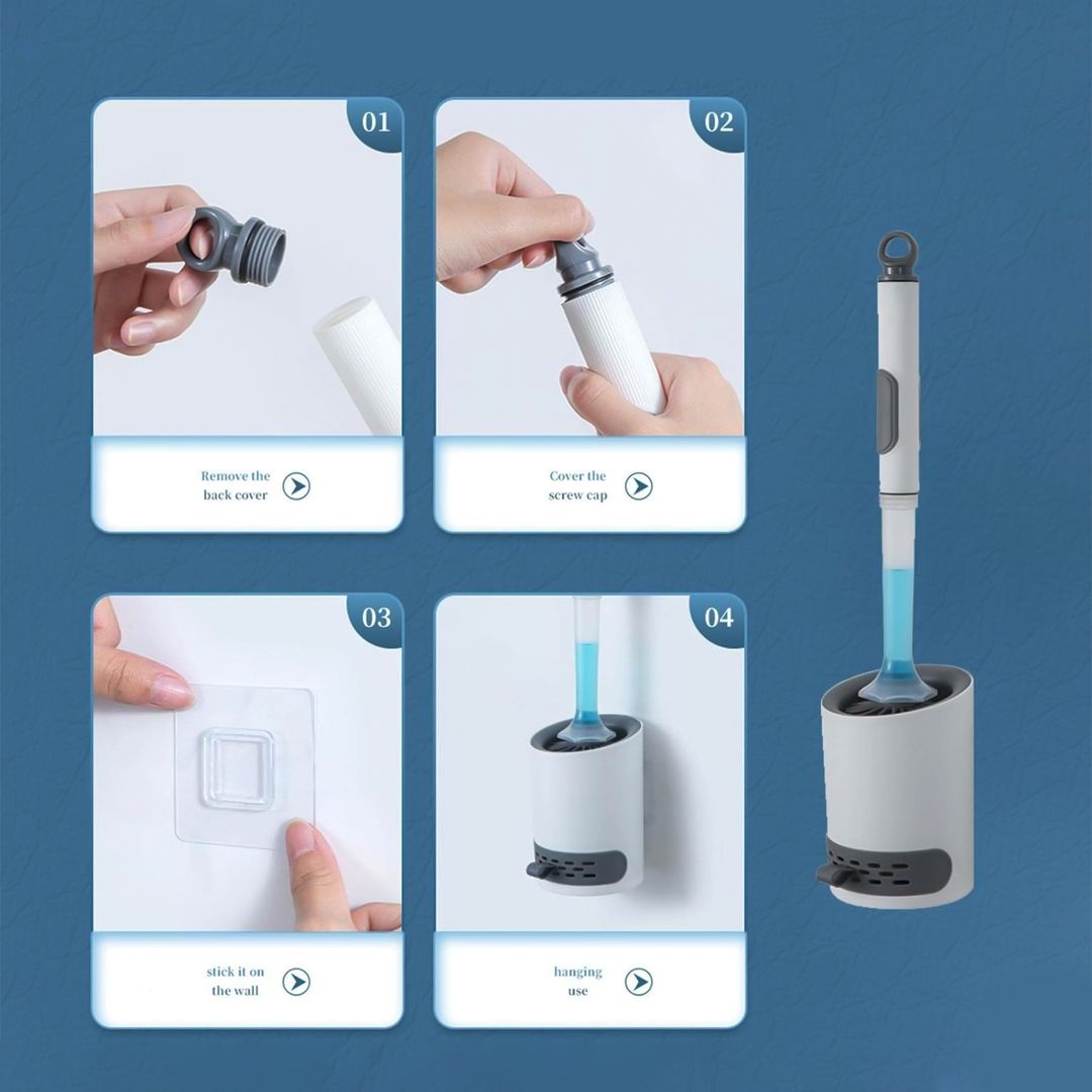 Toilet Brush with Soap Dispenser Handle product thumbnail 10