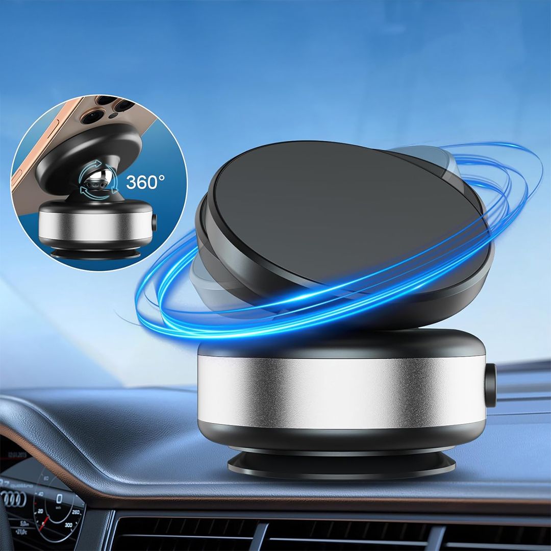 حامل موبايل مغناطيسي مع قاعدة دوارة - 20