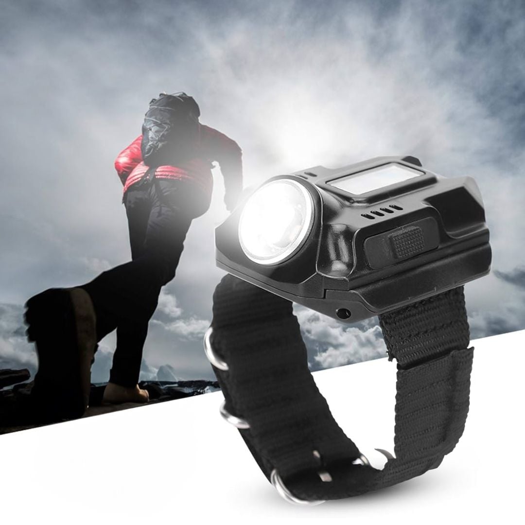 Rechargeable Wrist Watch With Flashlight product thumbnail 3