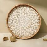 صواني دائرية من الخيزران - 5