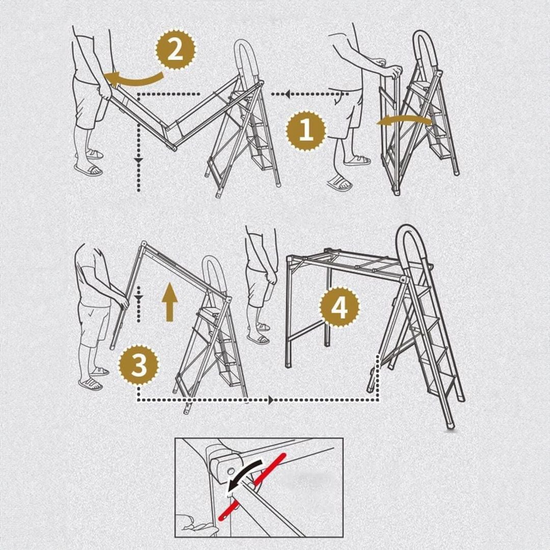 Laundry Rack with Four Steps product thumbnail 13