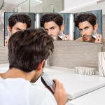 مرآة ثلاثية الجوانب قابلة للطي والتعليق