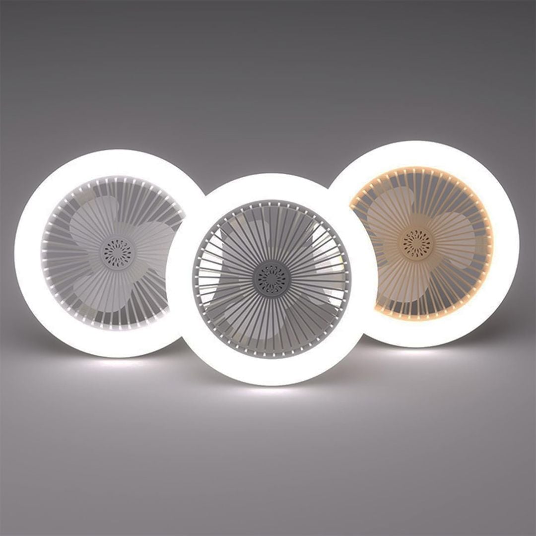 Fan with LED Light and Remote Control - 4