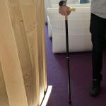Leopard Handle Walking Stick - 22