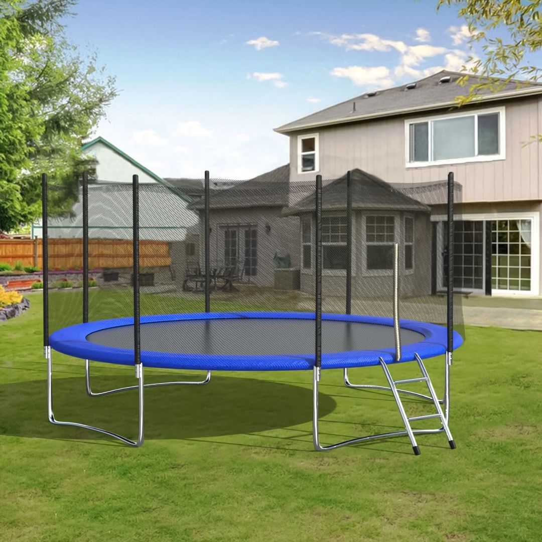 Outdoor Trampoline with Stairs M2 S4.27 product thumbnail 5