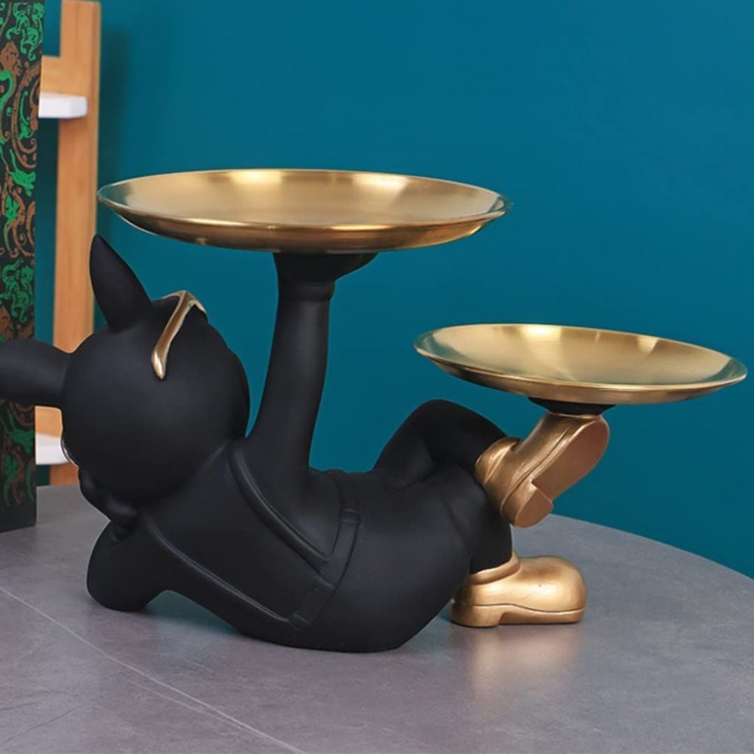 Fancy 2-Tray Dog Statue product thumbnail 3