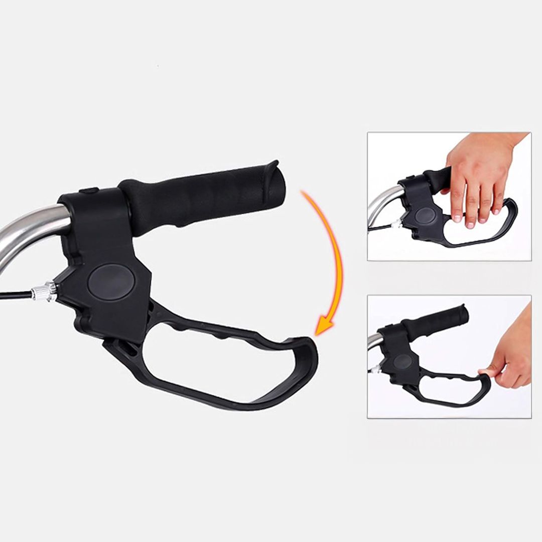 Rolling medical walker with seat and storage basket product thumbnail 7