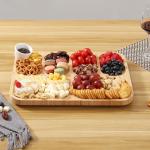 Bamboo Serving Tray with Acrylic Lid