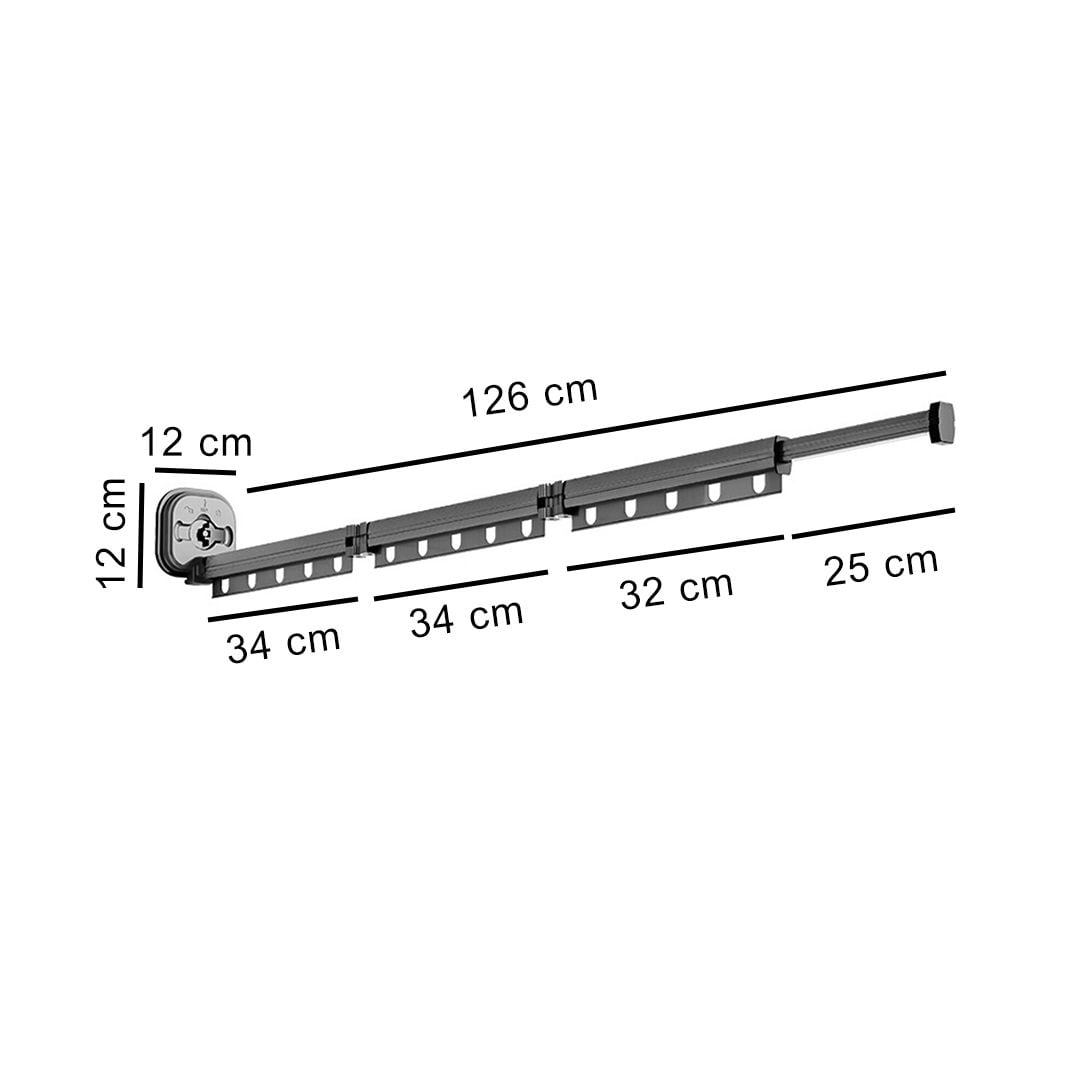 Foldable Metal Clothes Rack product thumbnail 11