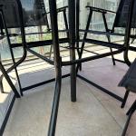 جلسة حديقة بأربعة كراسي ومظلة - 8