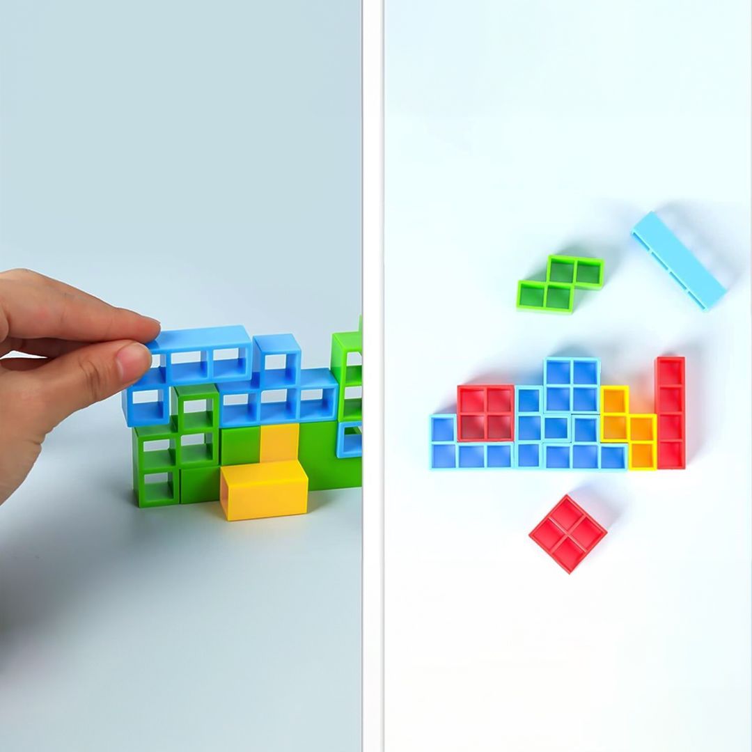 لعبة مكعبات البناء و التوازن - 9