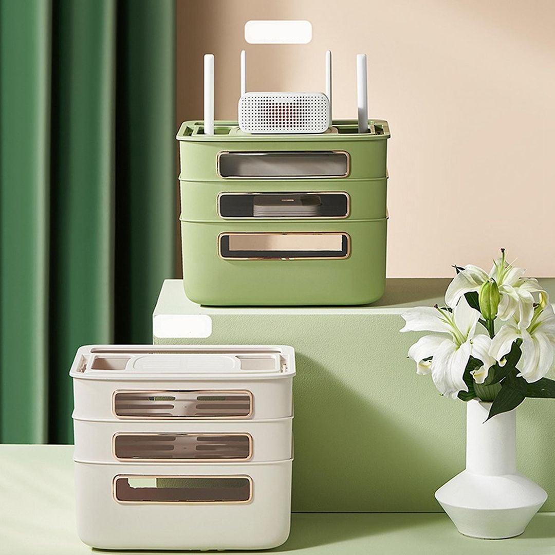 صندوق تنظيم الكيبلات والراوتر - 11