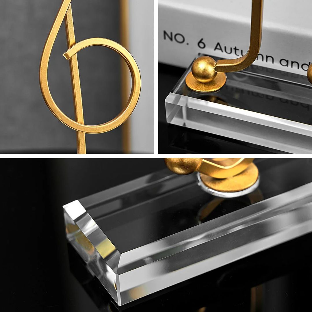  ديكور النوتات الموسيقية بقاعدة كريستال - 10