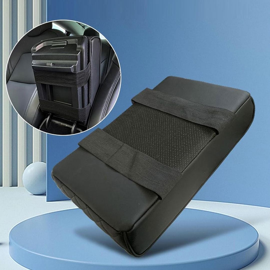 مسند مبطن فاخر للسيارة مع حامل أكواب - 11