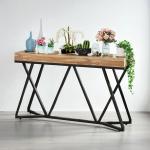 كونسول خشبي بإطار معدن - 10
