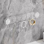 علاقة جدارية مع خطافات دوارة