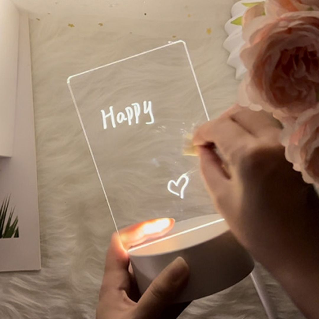 Creative Acrylic LED Note Board product thumbnail 5