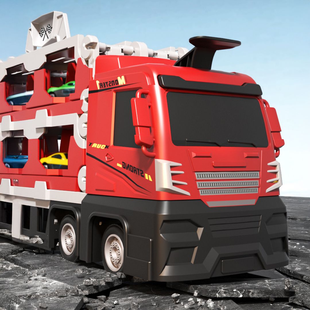 شاحنة نقل مع مسار سباق للأطفال - 6