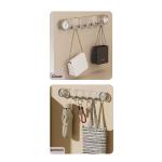 علاقة جدارية مع خطافات دوارة - 4